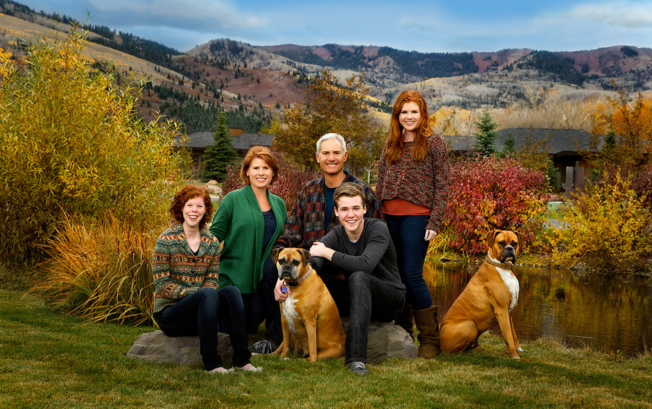 Fall Family Portrait in Park City Utah