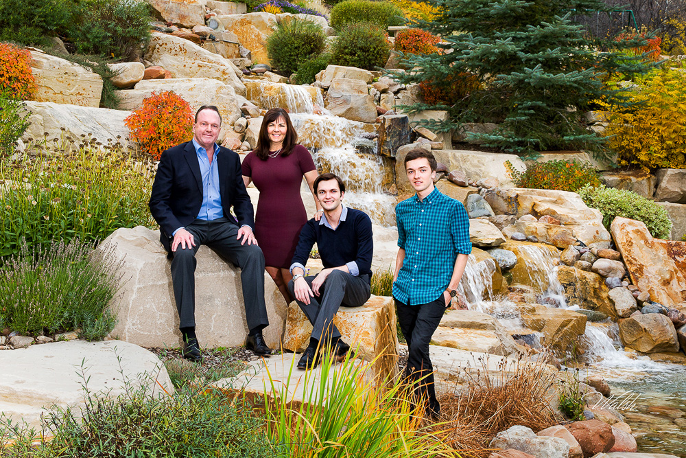 Family Portrait, clients home, Park City, Utah