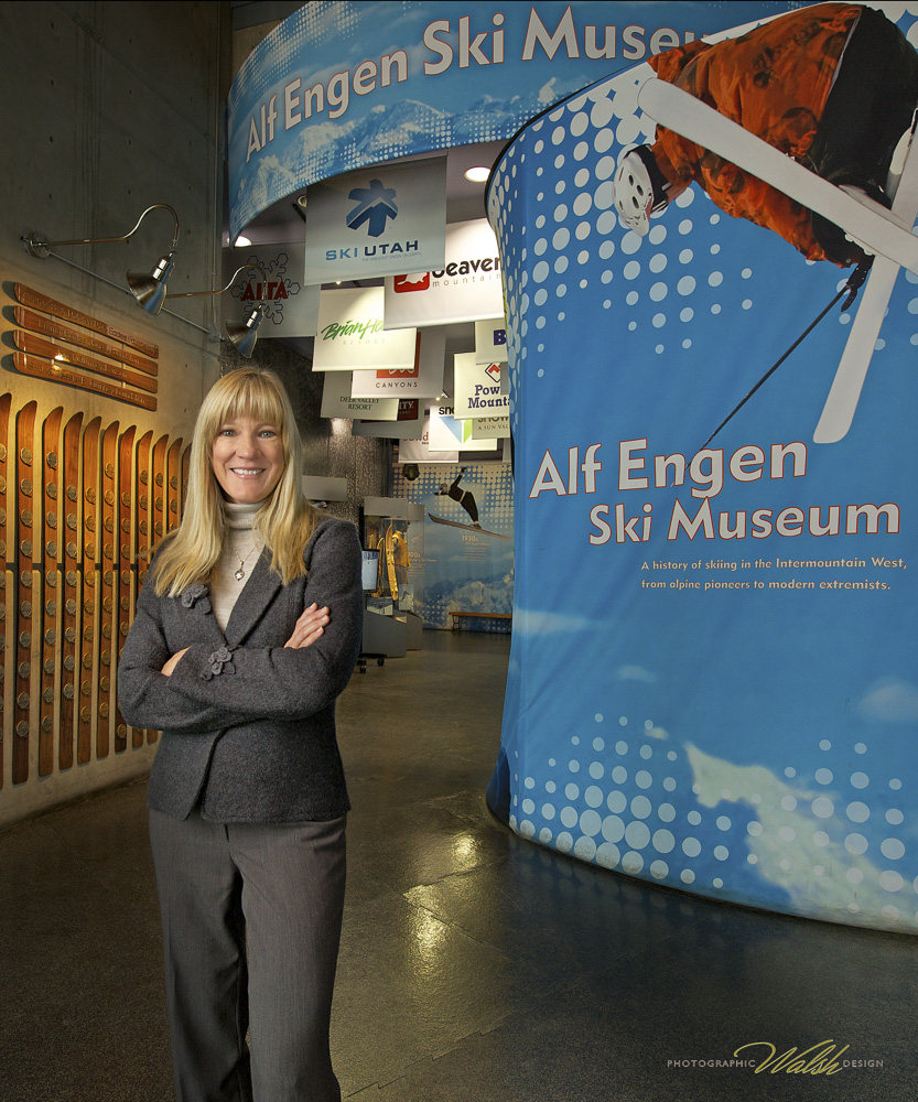 Connie Nelson at Alf Engen Ski Museum