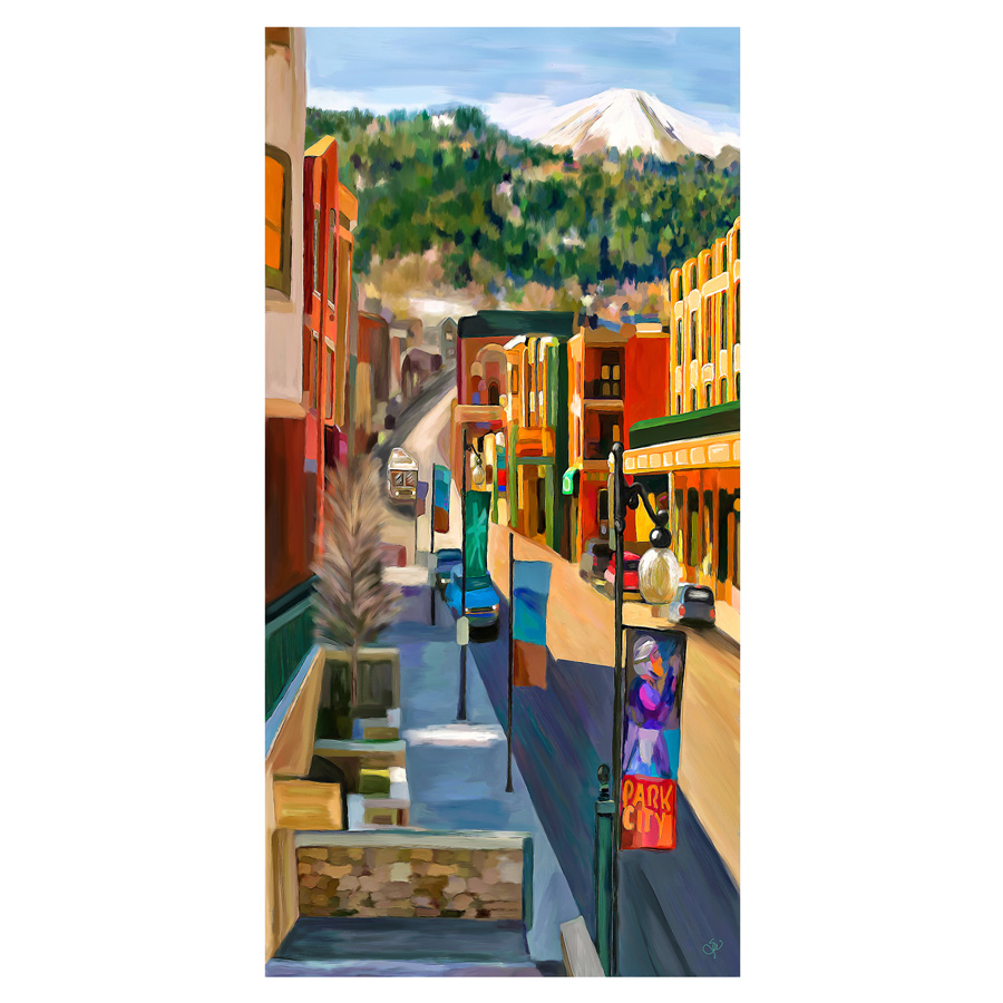 Sherry Walsh Painting - Main Street