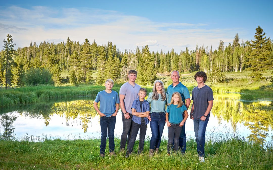 Summer Family Portrait in Park City, Utah